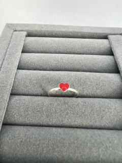 Anel coração vermelho mod 2 . na internet