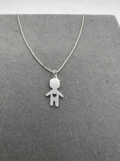 Colar 45 cm com pingente filho .