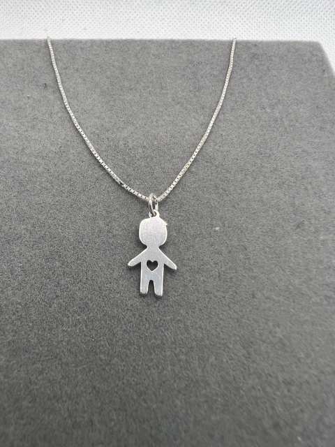 Colar 45 cm com pingente filho .