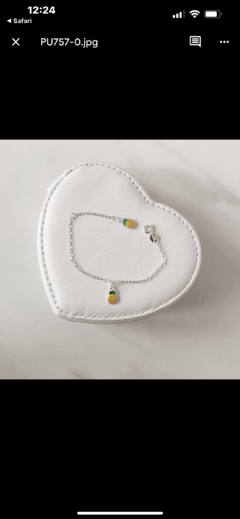 Pulseira de bebê abacaxi. - comprar online