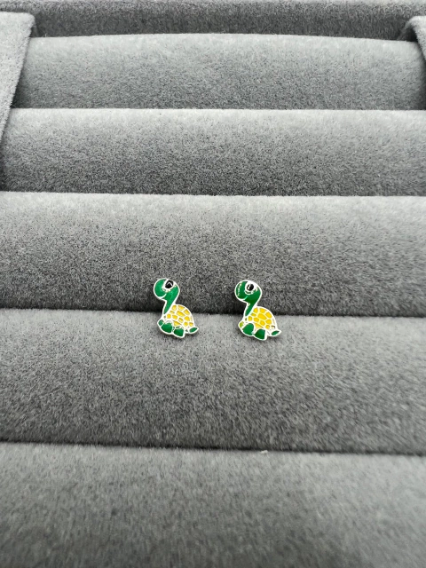 Brinco infantil tartaruga.