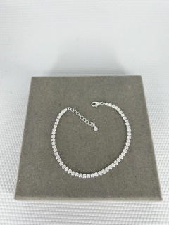 Pulseira Riviera zircônias redonda . - comprar online