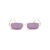 Óculos De Sol Da Moda Zuri Metal Lente Recorta Roxo Dourado - comprar online