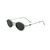 Óculos De Sol Da Moda Zoe Oval Pedrarias Metal Prata - comprar online