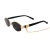Óculos De Sol Da Moda Hillary Geométrico Metal Dourado Com Correntinha - comprar online