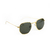 Óculos de sol da moda Hanna Hexagonal Metal Dourado - comprar online