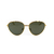 Óculos De Sol Da Moda Liz Gatinho Metal Dourado Pequeno
