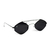 Óculos De Sol Da Moda Angel metal preto geométrico triangular - comprar online