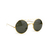 Óculos De Sol Da Moda Cora Metal Dourado Redondo Com Ponte Clássico - comprar online