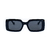 Óculos De Sol Da Moda Kendal Quadrado Preto - comprar online