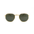 Óculos de sol da moda Hanna Hexagonal Metal Dourado
