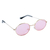 Óculos De Sol Da Moda Olivia Oval Metal Dourado Rosa - comprar online