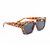 Óculos De Sol Da Moda Kim Animal Print Quadrado - comprar online