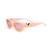 Óculos De Sol Da Moda Emma retangular Rosa lente rosa - comprar online