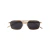 Óculos De Sol Da Moda Melina Aviador Quadrado Metal Dourado Lente Cinza - loja online