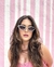 Óculos De Sol Da Moda Tiffany Gatinho Metal Prata Com Pedras na internet