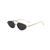 Óculos De Sol Da Moda Julie Metal Dourado Gatinho com Ponte - comprar online