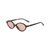 Óculos De Sol Da Moda Violeta Oval Vintage Lente Rosa - comprar online