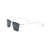 Óculos De Sol Da Moda Lana Lente Cinza Metal Prata Retro Pequeno - comprar online
