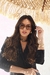 Óculos De Sol Da Moda Becca aviador preto lente clara - loja online