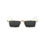 Óculos De Sol Da Moda Lana Metal Dourado Retro Pequeno