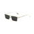 Óculos De Sol Da Moda Lana Metal Dourado Retro Pequeno - comprar online