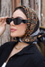 Óculos de sol Da Moda Amélia Retangular Preto - Foss Eyewear