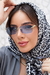 Óculos De Sol Da Moda Leona Lente Azul Metal Dourado Pantera Na Haste - loja online