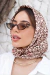 Óculos De Sol Da Moda Lady Gatinho Cor Marrom Pequeno - loja online