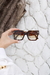 Óculos De Sol Da Moda Scarlett Quadrado Animal Print Grande - comprar online