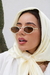 Óculos De Sol Da Moda Zoe Oval Pedrarias Metal Dourado - Foss Eyewear