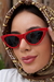 Imagem do Óculos De Sol Da Moda mary Gatinho Vermelho Retro