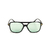 Óculos De Sol Da Moda Tonia Aviador Quadrado Lente Verde