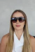 Óculos Tina Armação Preta Lente Preta Degradê - Foss Eyewear