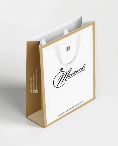 Sacola de papel embalagem