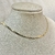 Colar choker fita laminada Folheado á Ouro 18k