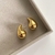 Brinco Gota minimalista Banhado a Ouro 18k - comprar online