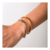 Bracelete argola lisa minimalista - Banhado á Ouro 18k