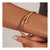 Bracelete inspiração prego - Banhado á Ouro 18k