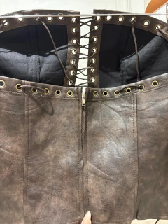 Corset Leather - Loja Rohse Moraes