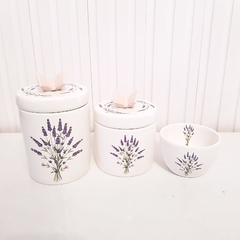 Trio Lavanda - com ou sem aplique - KITCUTI BABY DECOR