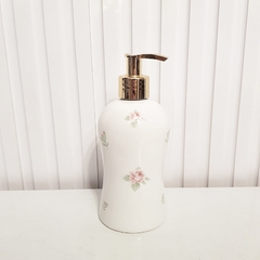 Dispenser porta-álcool gel cerâmica estampa floral na internet