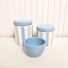 Trio Listras Azul - comprar online