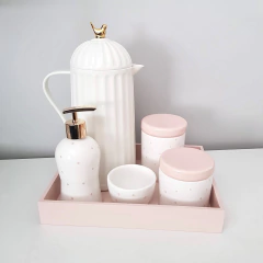 Kit Higiene Bebê 23x29cm Rosa rosé Poás - térmica Bird - comprar online