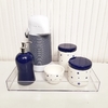 Kit Estrelinhas Azul Marinho Jeans - térmica alinhavada - comprar online