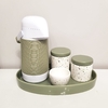 Kit Granilite Verde Militar / Oliva - Bandeja Oval + alinhavada