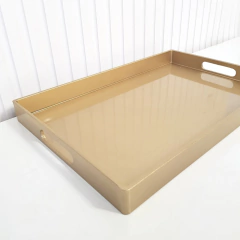 Bandeja 26x40cm Gold (polipropileno) Dourada - comprar online
