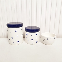 Trio Estrelinhas Azul Marinho - comprar online