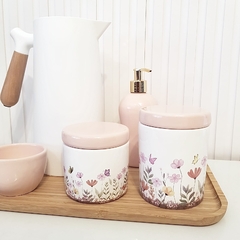 Kit 24x36cm Jardim Encantado Floral Rosé - comprar online