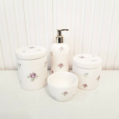 Conjunto Floral Lilás